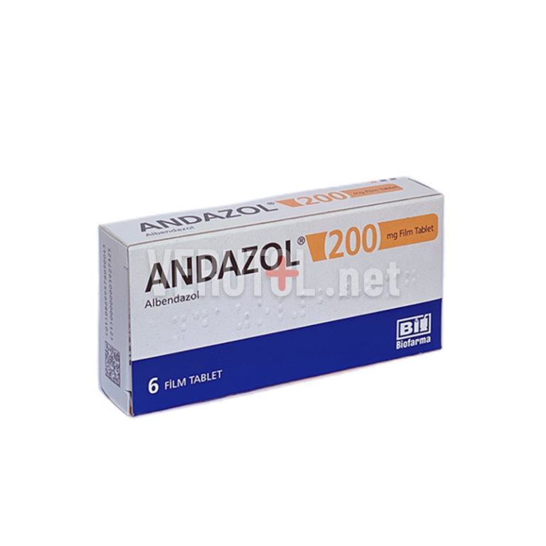 Андазол 200мг х6табл. / Andazol 200mg х6tabl. - за чревни глисти