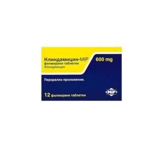 Клиндамицин МИП 600мг 12 табл / Clindamycin-MIP 600 mg 12tabl.