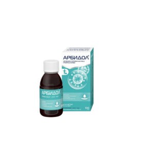 Арбидол суспензия 25мг/5 мл 100мл  20 капсули / Arbidol suspension 25mg/5 ml100 ml