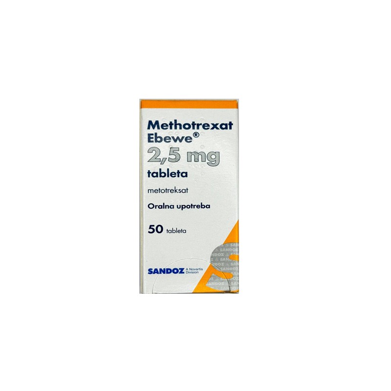 Метотрексат Ебеве 2,5 mg 50 таблетки / Methotrexat Ebewe 2,5 mg 50 tablets